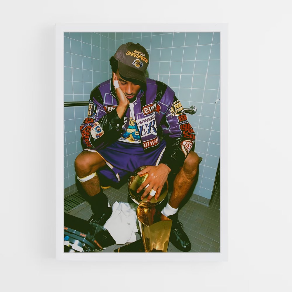 Poster Toilet Champion – affiche Basketball (vue 3)